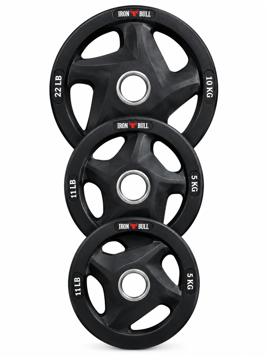Iron Bull Olympic Rubber Coated Plates