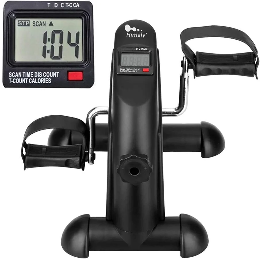 Exercise Mini Pedal Bike Multipurpose Exercise Bike - Black