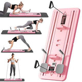 MULTIFUNCTIONAL PILATES BOARD ABDOMINAL EXERCISE PUSHUP BOARD 8IN1 - AUTOMATIC REBOUND FULL-BODY WORKOUT MACHINE FOR MEN & WOMEN