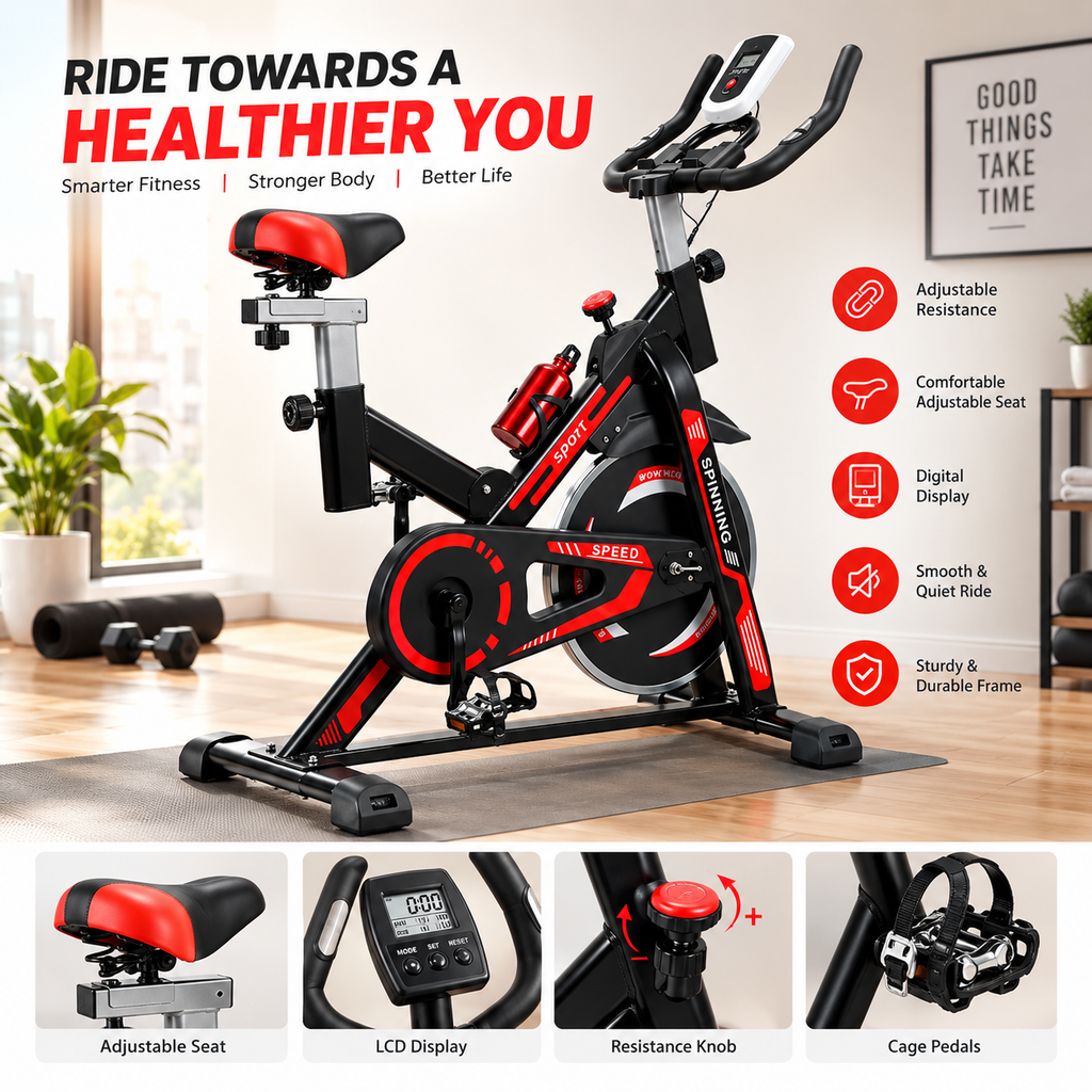 Exercise Bike Spin Sport Machine premium quality