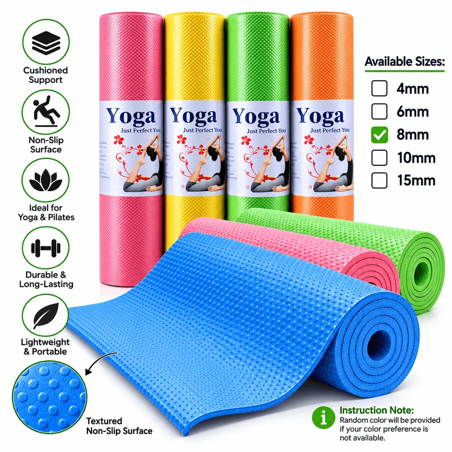 10mm Yoga Mat Anti Slip Yoga Mat