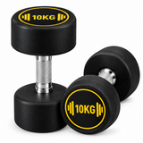 Rubber Coated Dumbbells 2kg to 20kg (Set of 2)