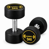 Rubber Coated Dumbbells 2kg to 20kg (Set of 2)
