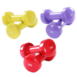 Vinyl Coated Dumbbells 1KG to 5KG (Pack of 2 )