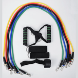 Power Resistance Band Set of 11 Piece 5 Tubes Door Hanger