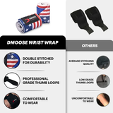 DMoose Wrist Wraps for Weightlifting standard