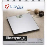 LifeCare EB-9388 Digital Weight Machine – Stainless Steel Bathroom Scale (180kg Capacity)